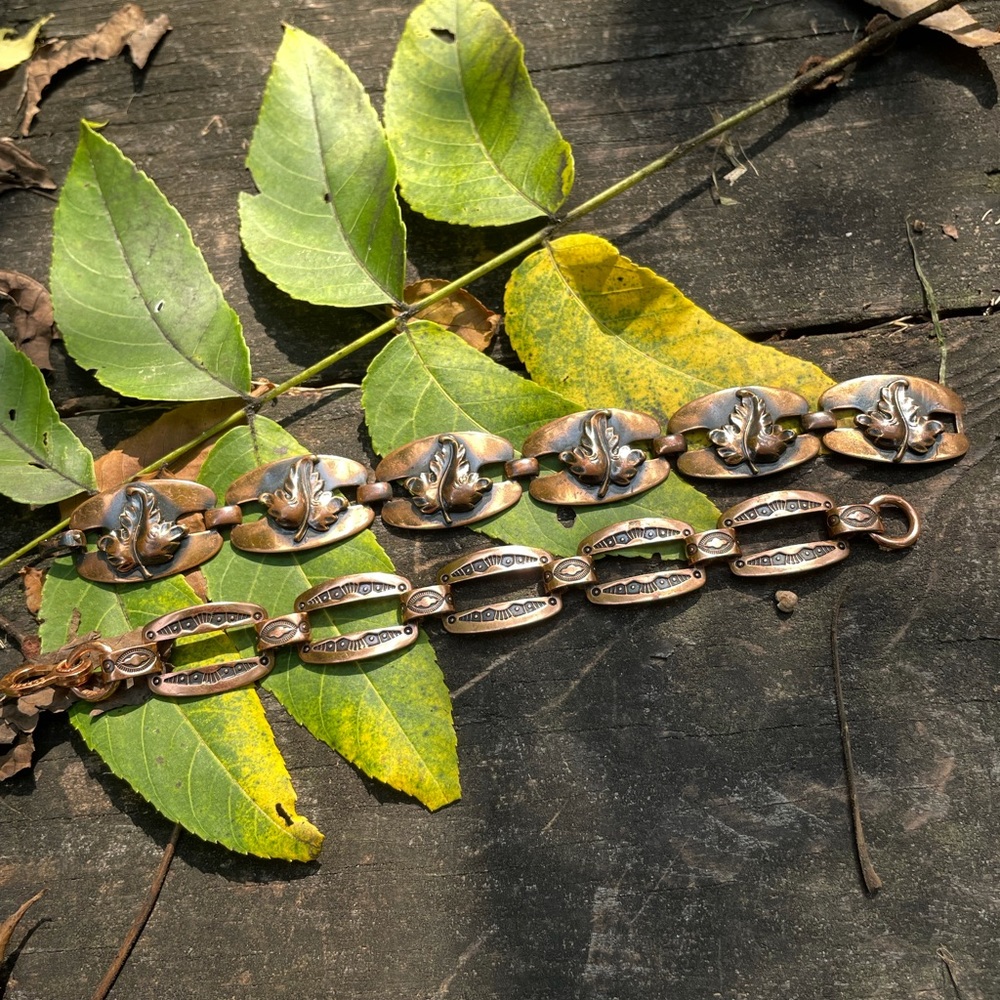 Autumnal - Fall Copper Bracelets - image 5